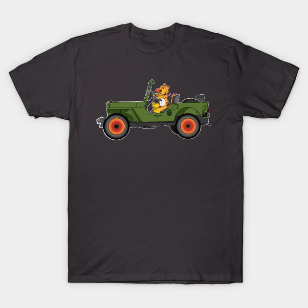 Jeep Animal T-Shirt by AltTabStudio